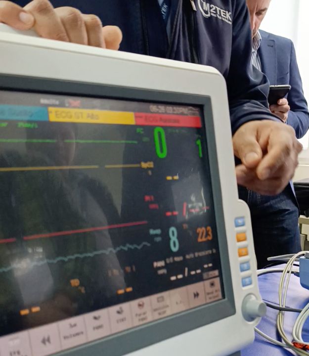 taller práctico de monitores de signos vitales.